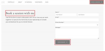 keep visitors engaged on portfolio website