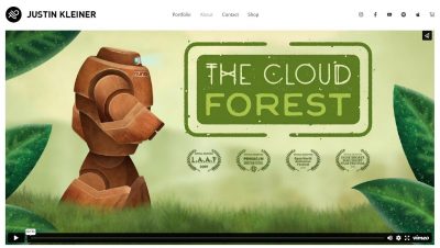 keep visitors engaged on portfolio website